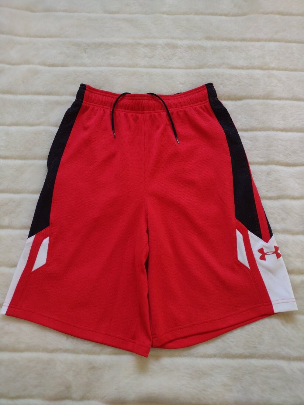 Under Armour Men's Shorts Athletic Basketball Style Red Small
